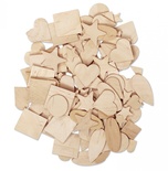 Wooden Shapes, 350 pieces