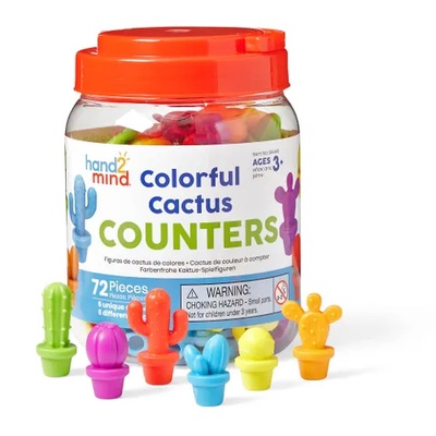Colorful Cactus Counters