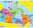 Smart Poly™ Double-Sided Learning Mat, Canada Map Basic