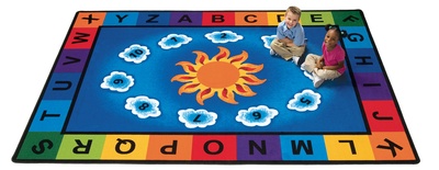 Sunny Day Learn and Play  Rectangle Carpet