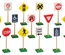 Block Play Traffic Signs, 7"