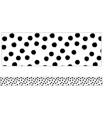 Schoolgirl Style™ Twinkle Twinkle You're a Star! Painted Dots Straight Border