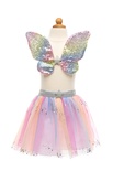 Rainbow Sequins Skirt Set 