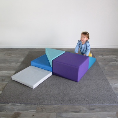 SoftScape Toddler Playtime Corkscrew Climber - Contemporary/Purple