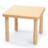 Value Table,  28" Square, Natural Tan