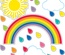 Schoolgirl Style™ Hello Sunshine Giant Rainbow Bulletin Board Set