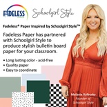 Fadeless® Paper Inspired by Schoolgirl Style™, 48" x 12' Roll, Vintage Chalkboard