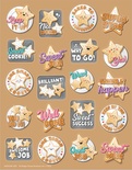 Star Sugar Cookie Scented Stickers