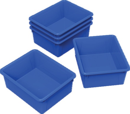 5"H Document Storage Tray, Blue