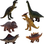 Dinosaurs Playset, 6-piece set
