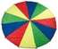 Multi-Coloured Parachute, 12’ Diameter with 10 handles
