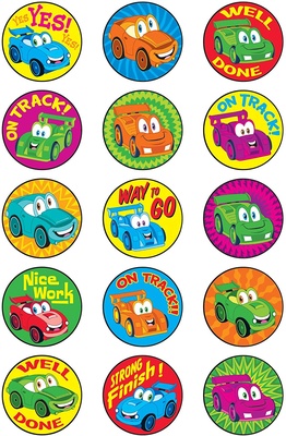 Car-Toons Stinky Stickers®, Large Round
