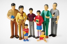 Pretend Play Families, Asian Family