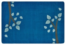Factory Second - KIDSoft™ Branching Out Rug – Blue 7'6" x 12'