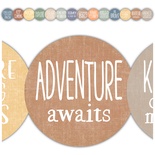 Moving Mountains Positive Sayings Die-Cut Border Trim