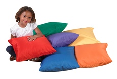 17" Cozy Primary Pillows, Set of 6