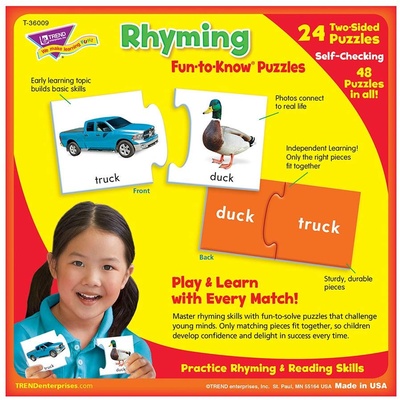 Fun-to-Know® Puzzles, Rhyming