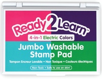 Washable 4-in-1 Stamp Pad, Electric Colors
