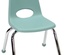 12" Stack Chair (Choose Ball/Swivel Glide & Color)