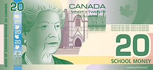 Canadian Play Bills, $20 Bills, Pack of 100