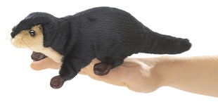 Mini River Otter Finger Puppet