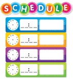 Color Your Classroom! Schedule Mini Bulletin Board Set