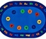 KID$Value PLUS™ - Circletime Early Learning Value PLUS Rug Oval 8''x12'' - Factory Second