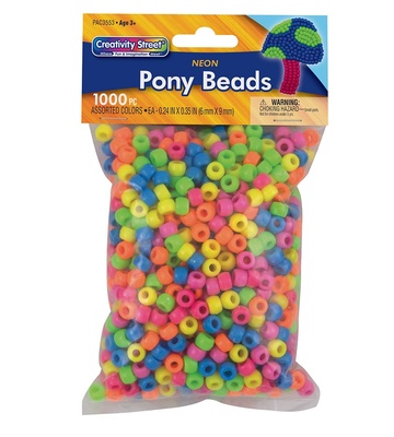 Pony Beads, Neon