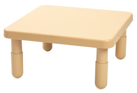 MyValue™ Toddler 28" Square Table & 4-Chair Set, Natural Table + 4 Chairs