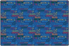 Read to Dream Pattern Rug