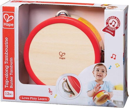 Tap-Along Wooden Tambourine