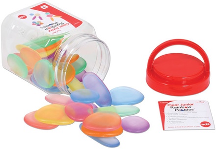 Junior Rainbow Pebbles®, Translucent