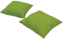 Presidio 24" x 24" Square Indoor/Outdoor Pillow with Piping, 2-Pack - Lime Green