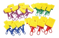 Creativity Street® Foam Brushes & Rollers Classroom Pack Assortment, 40 pieces