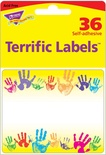 Rainbow Handprints Terrific Labels™