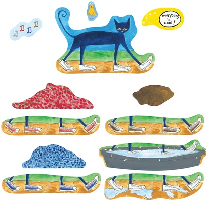 Pete the Cat® I Love My White Shoes Flannelboard Set