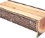 Nature View Live Edge Log Bench, 10"H
