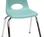 16" Stack Chair (Choose Ball/Swivel Glide & Color)