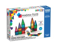 Magna-Tiles® Clear Colors, 100-piece set