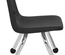 10" Stack Chair, Ball Glide, Black