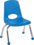 10" Stack Chair Blue 