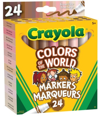 Crayola® Colors of the World Markers, 24 colours