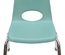 10" Stack Chair, Swivel Glide, Seafoam