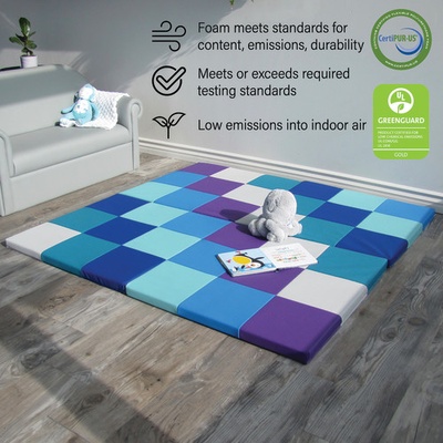 Softscape Space Saver 4-Fold Toddler Activity Mat, Contemporary