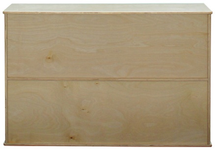 Birch 4-Compartment Storage Cabinet, 30"H