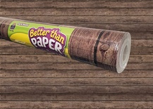 Better Than Paper® Bulletin Board Roll, Dark Brown Wood