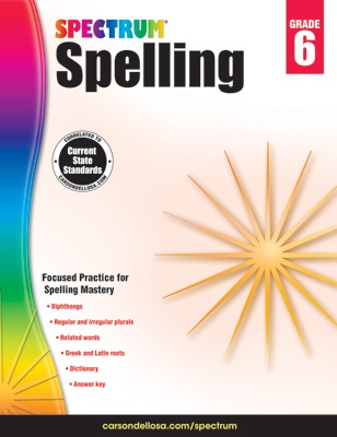 Spectrum® Spelling, Grade 6