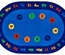 KID$Value PLUS™ - Circletime Early Learning Value PLUS Rug Oval 6''x9'' - Factory Second