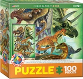 Herbivorous Dinosaurs 100 Piece Puzzle