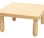 MyValue™ Toddler 28" Square Table & 4-Chair Set, Natural Table + 4 Chairs